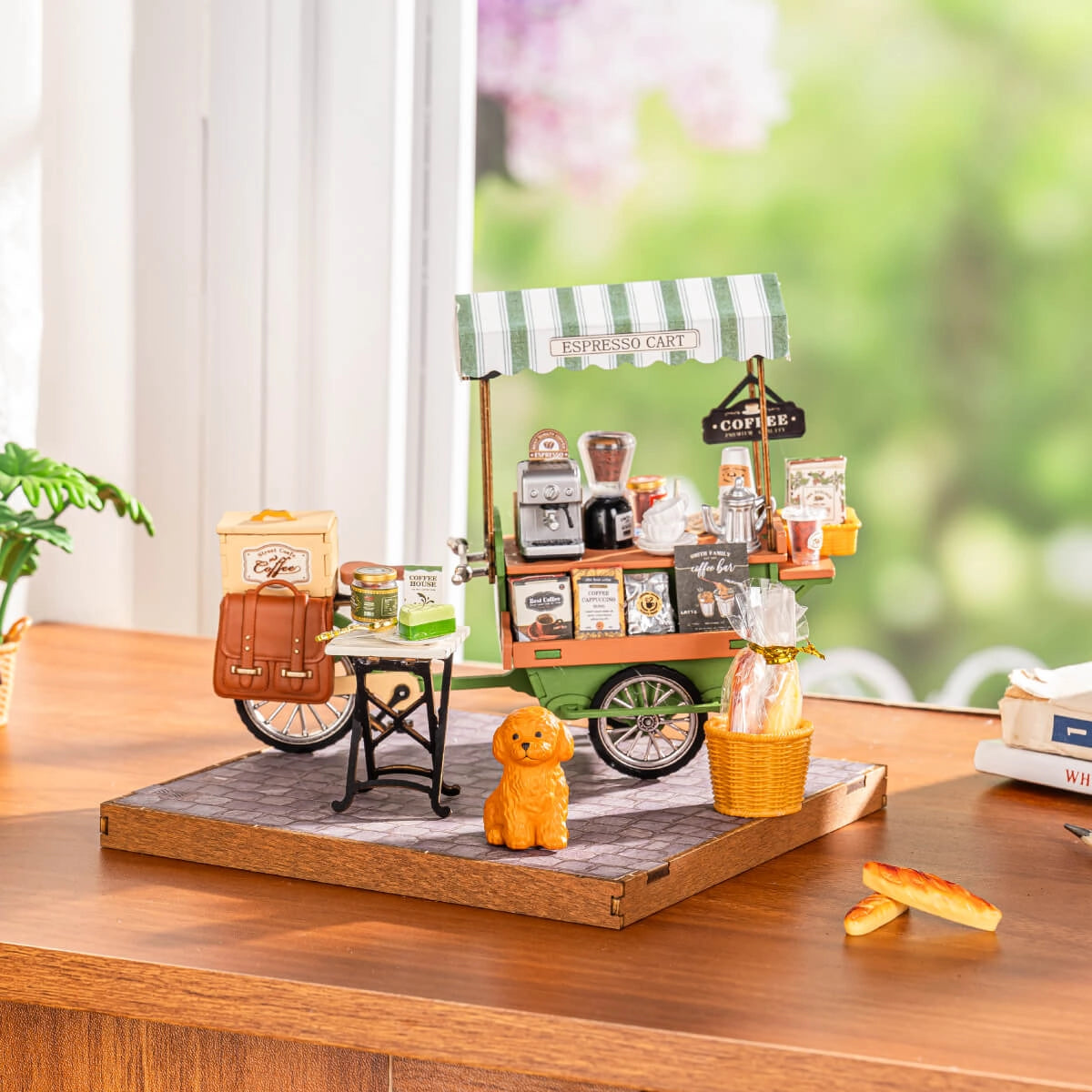 Aromatic Coffee Cart - Rolife DIY Miniature House