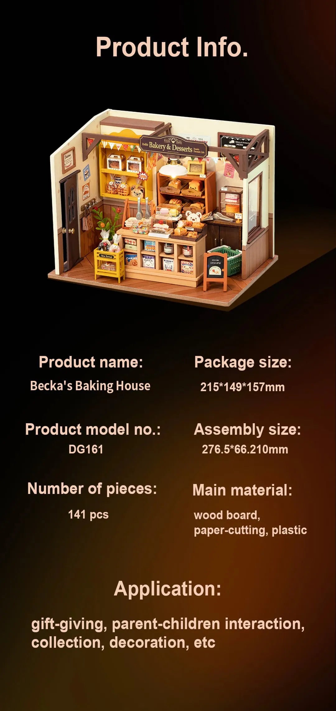 Becka's Baking House - Rolife DIY Miniature House
