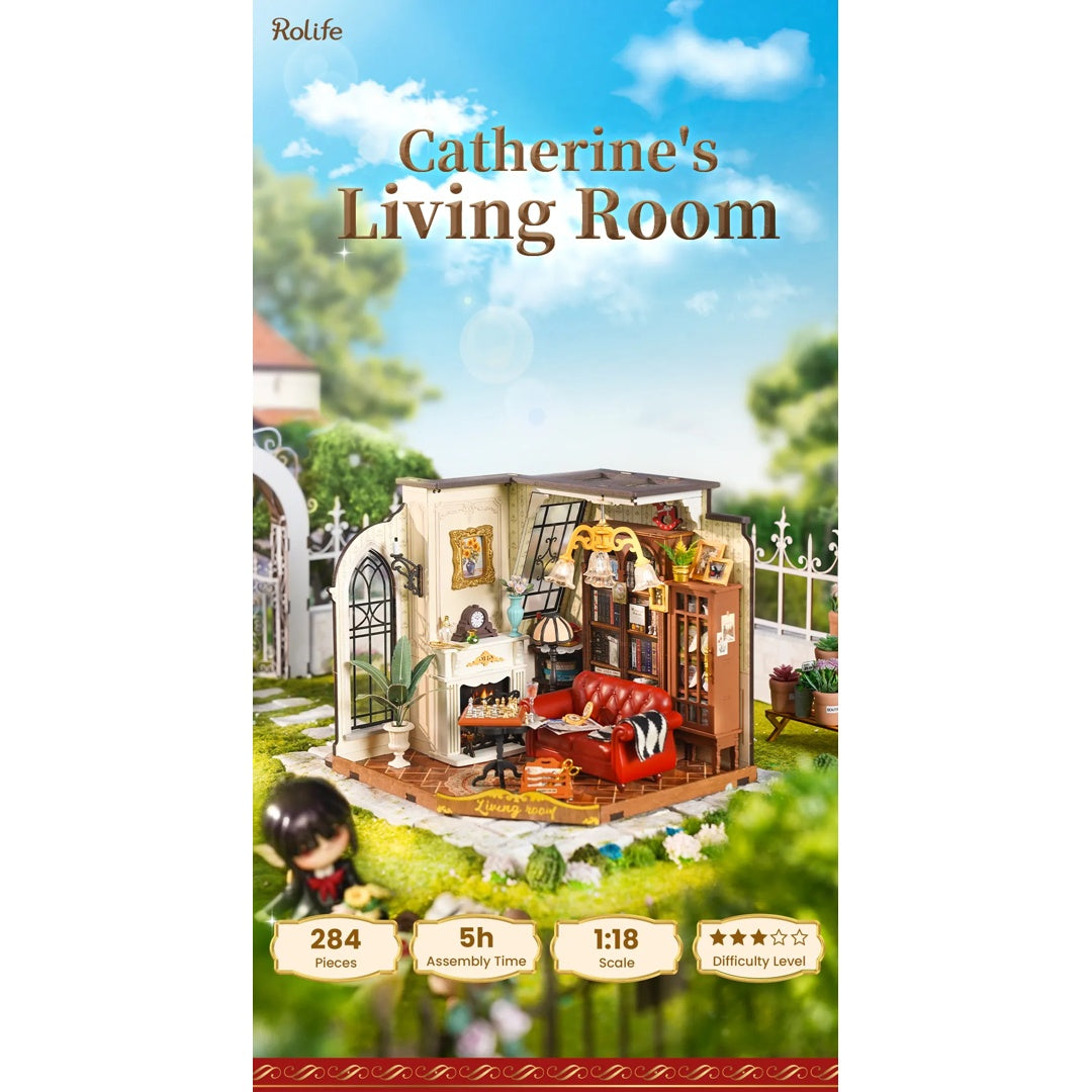 Catherine's Living Room - Rolife DIY Miniature House