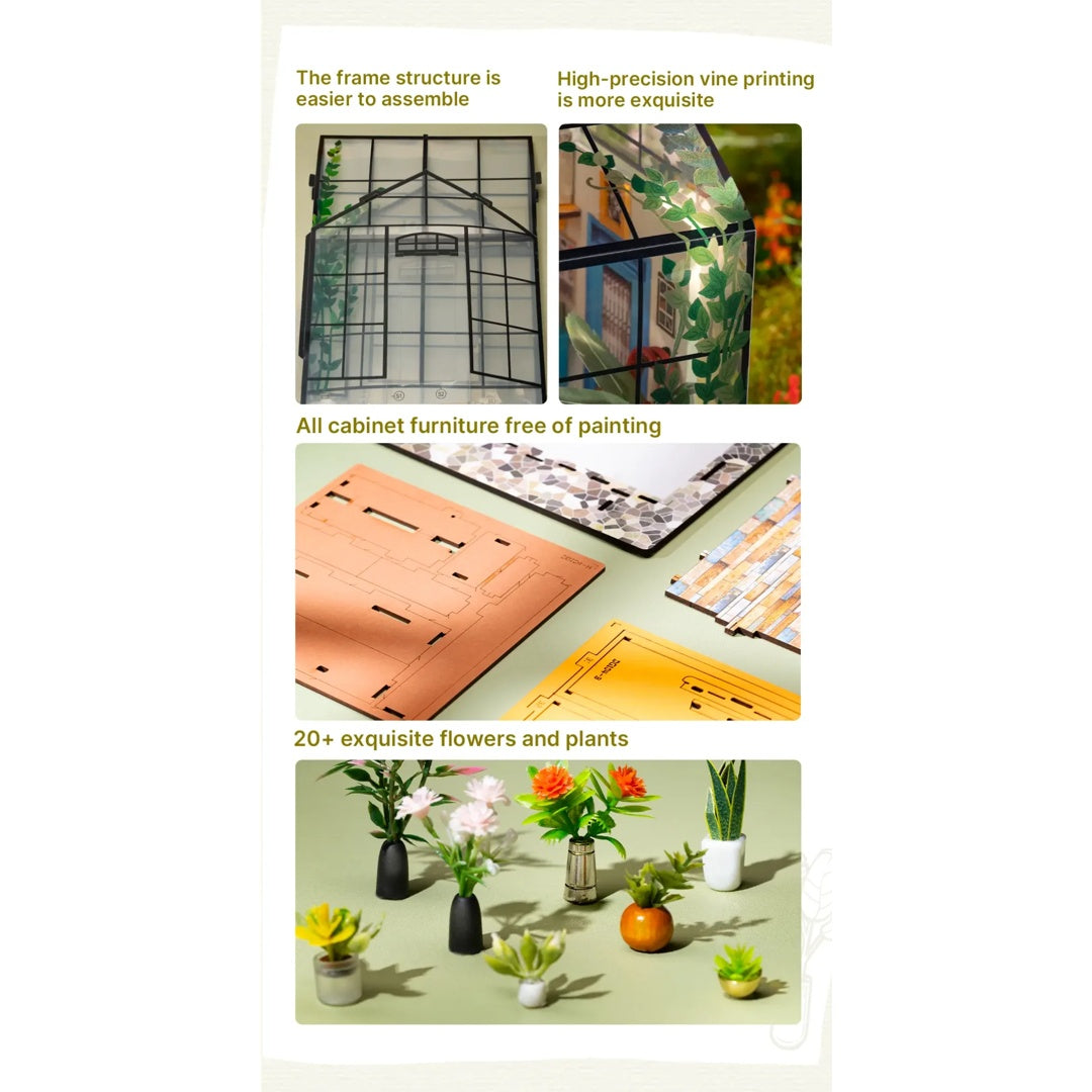 Cathy's Flower House- Rolife DIY Miniature House