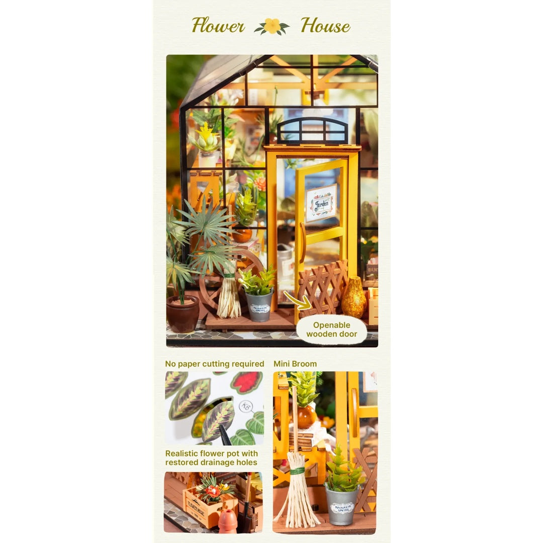 Cathy's Flower House- Rolife DIY Miniature House