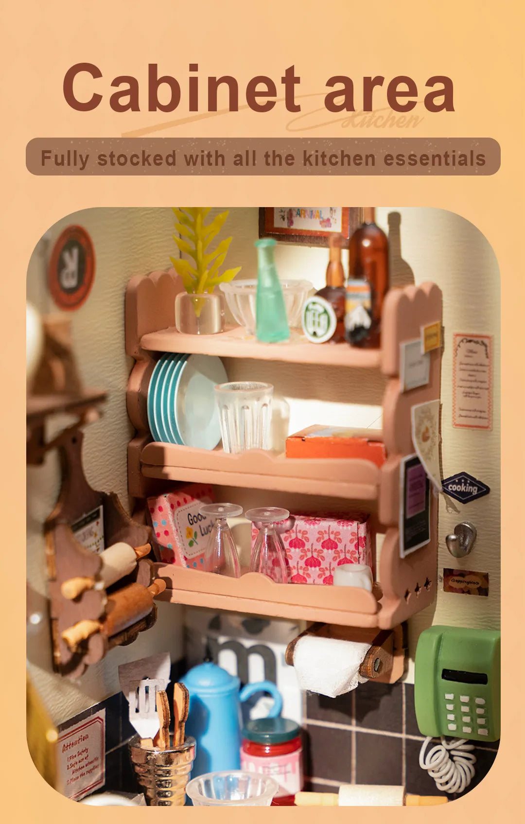 Cozy Kitchen - Rolife DIY Miniature House