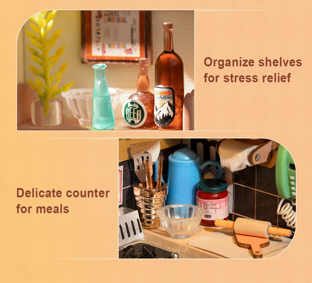 Cozy Kitchen - Rolife DIY Miniature House