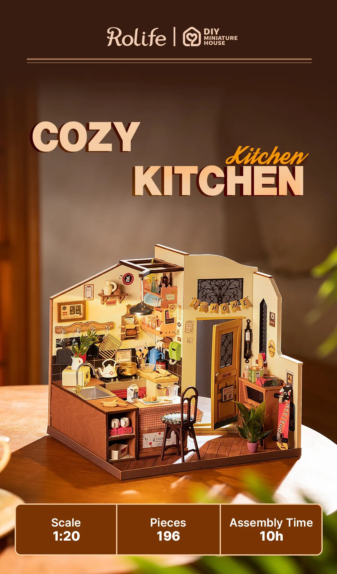 Cozy Kitchen - Rolife DIY Miniature House