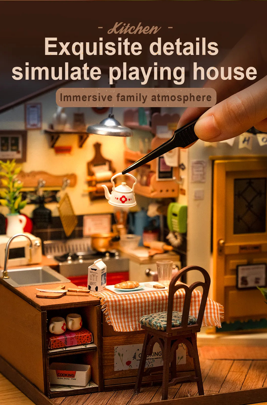 Cozy Kitchen - Rolife DIY Miniature House
