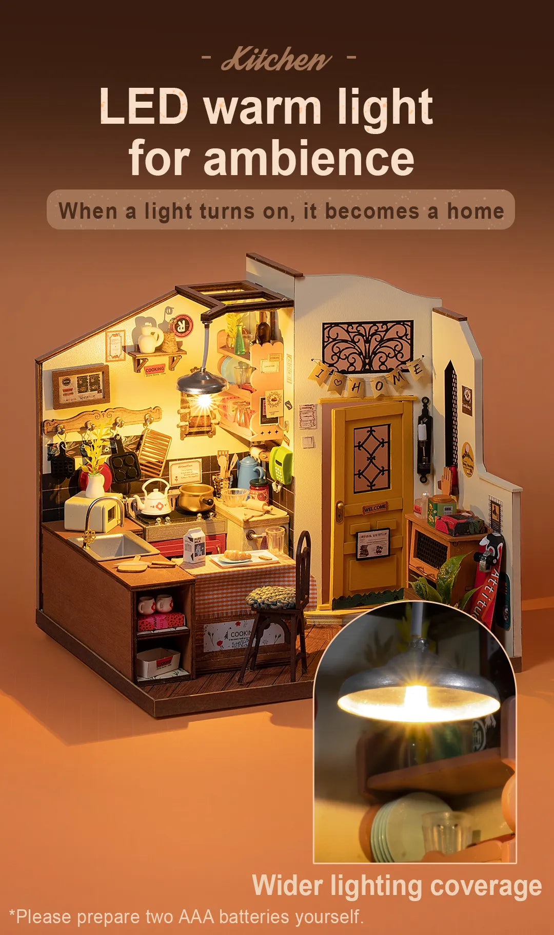 Cozy Kitchen - Rolife DIY Miniature House