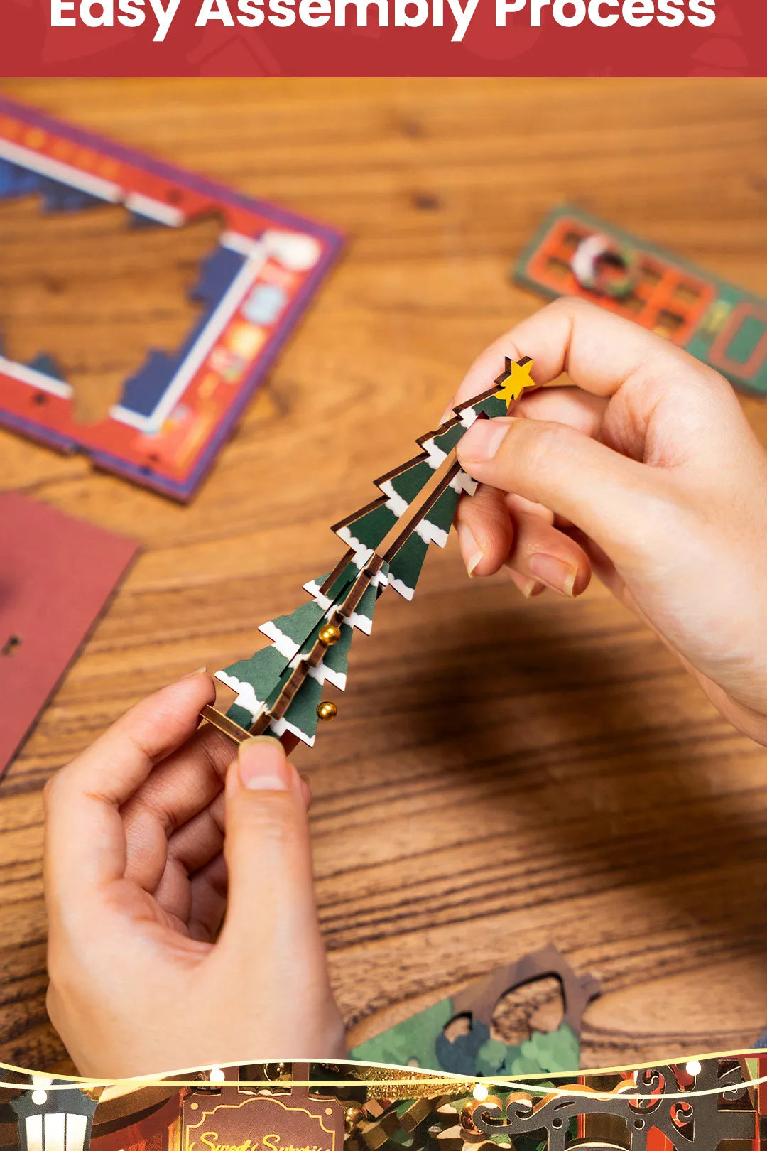 Christmas street - Rolife DIY Book Nook