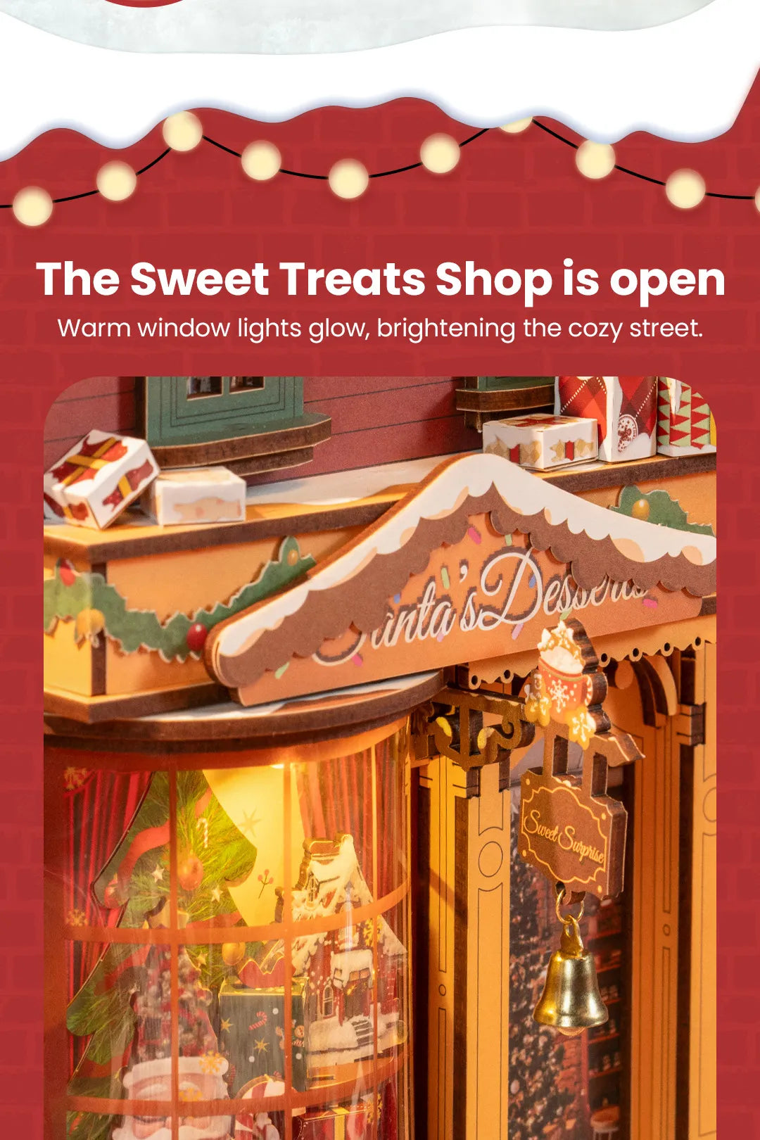 Christmas street - Rolife DIY Book Nook