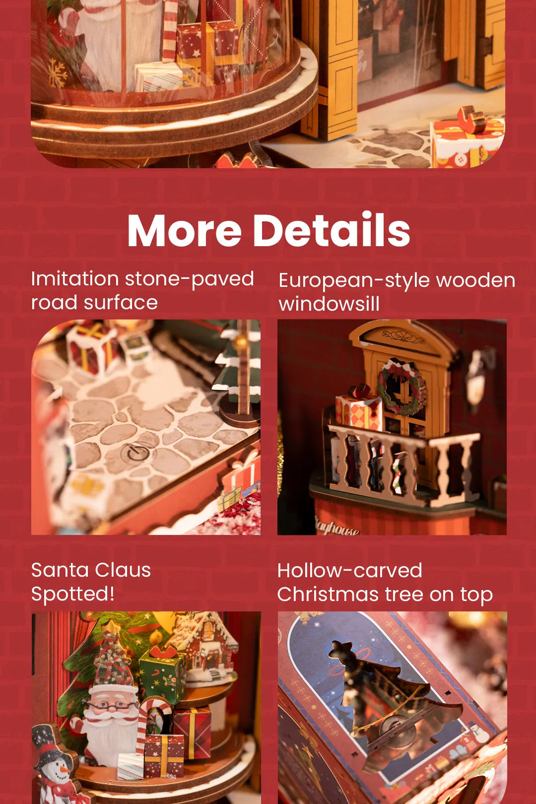 Christmas street - Rolife DIY Book Nook