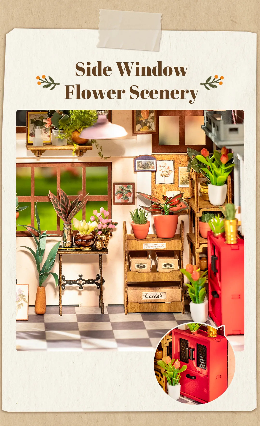 Emily's flower Shop - Rolife DIY Miniature House
