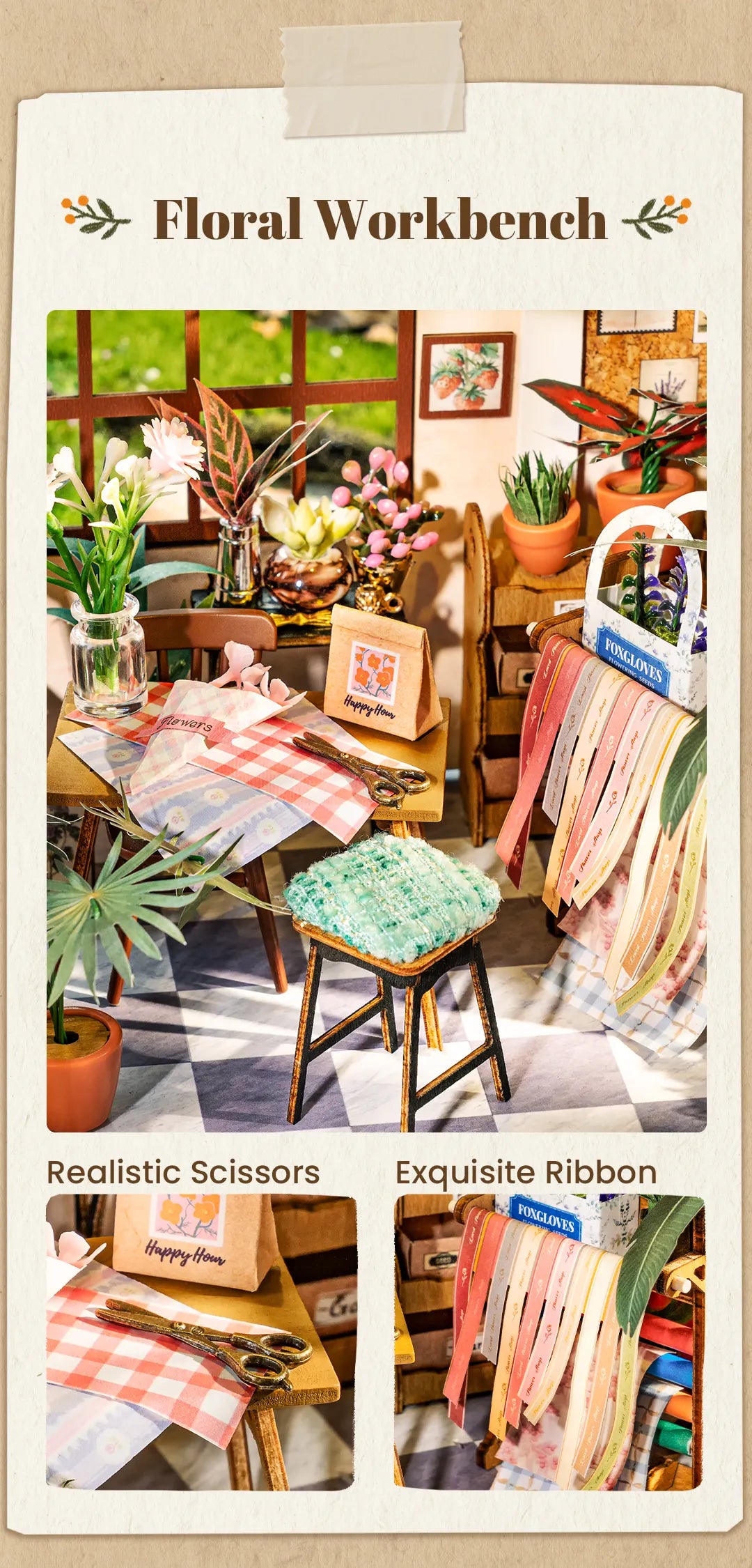 Emily's flower Shop - Rolife DIY Miniature House