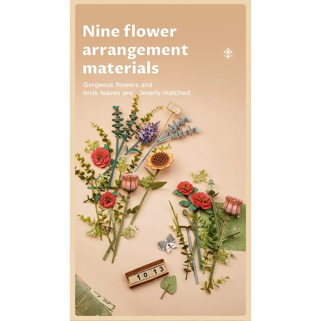 Wooden Bloom Box - Rowood DIY 3D Puzzle