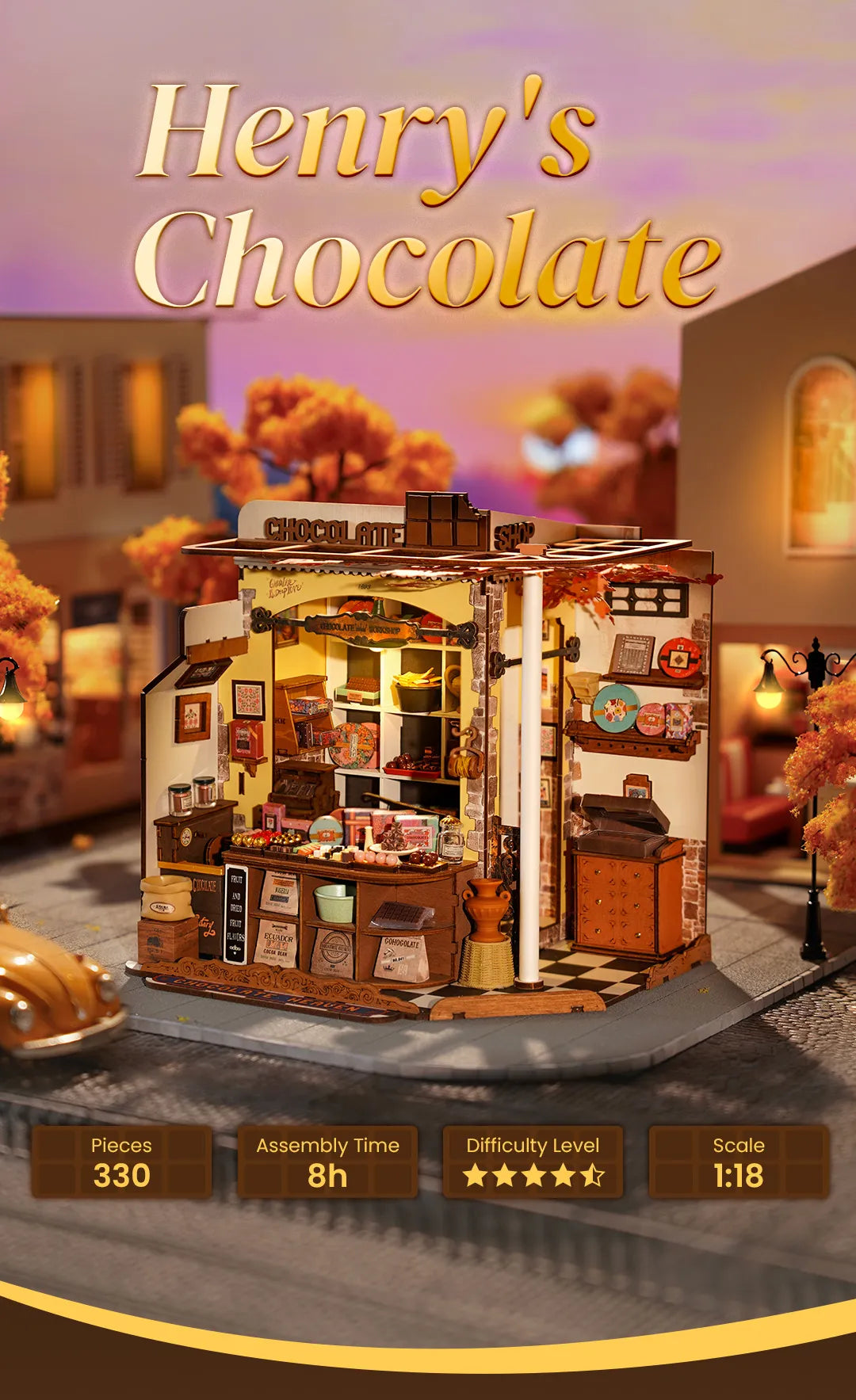 Henry's Chocolate - Rolife DIY Miniature House