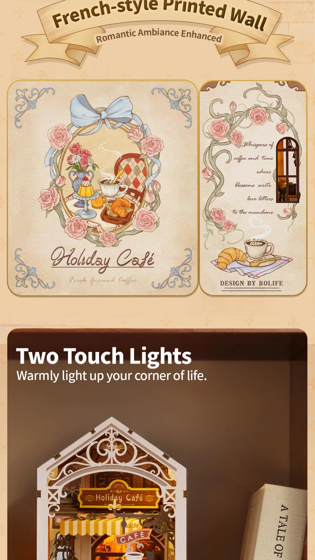 Holiday Cafe - Rolife DIY Book Nook