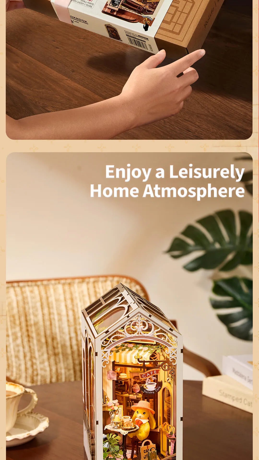 Holiday Cafe - Rolife DIY Book Nook