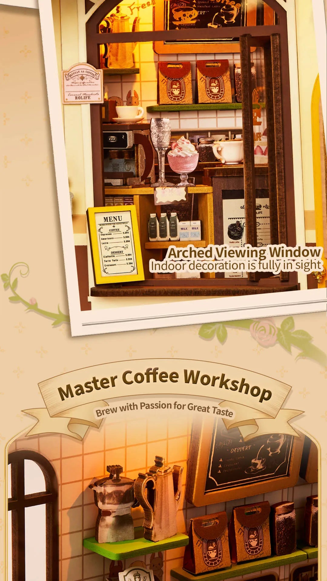 Holiday Cafe - Rolife DIY Book Nook