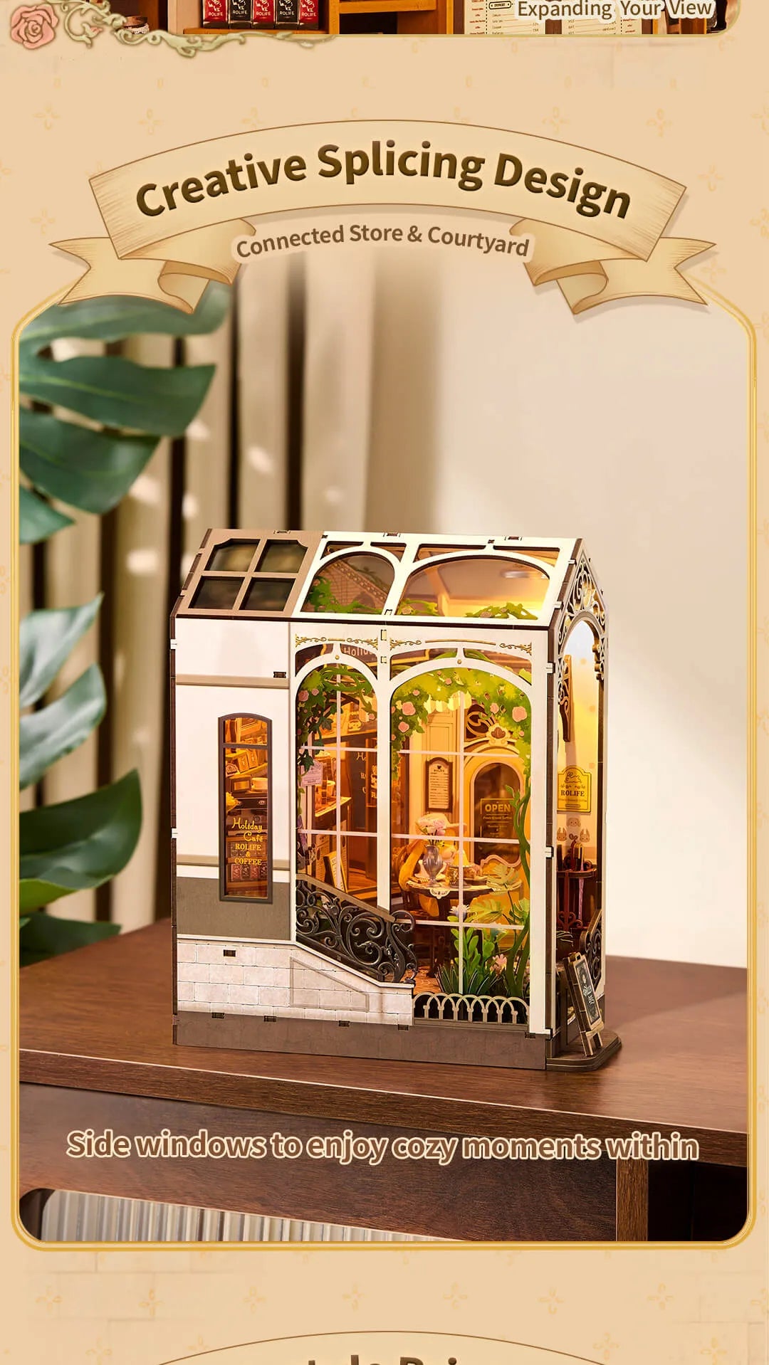 Holiday Cafe - Rolife DIY Book Nook