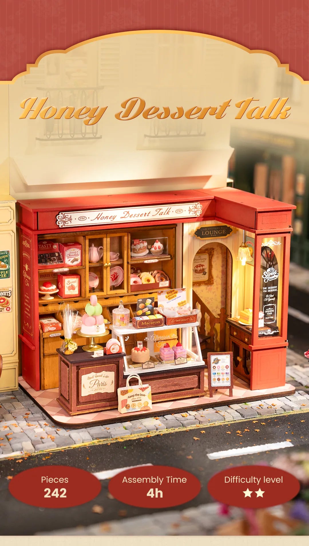 Honey Dessert Talk - Rolife DIY Miniature House