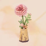 Pink Dahlia - Rowood DIY Wooden Flower