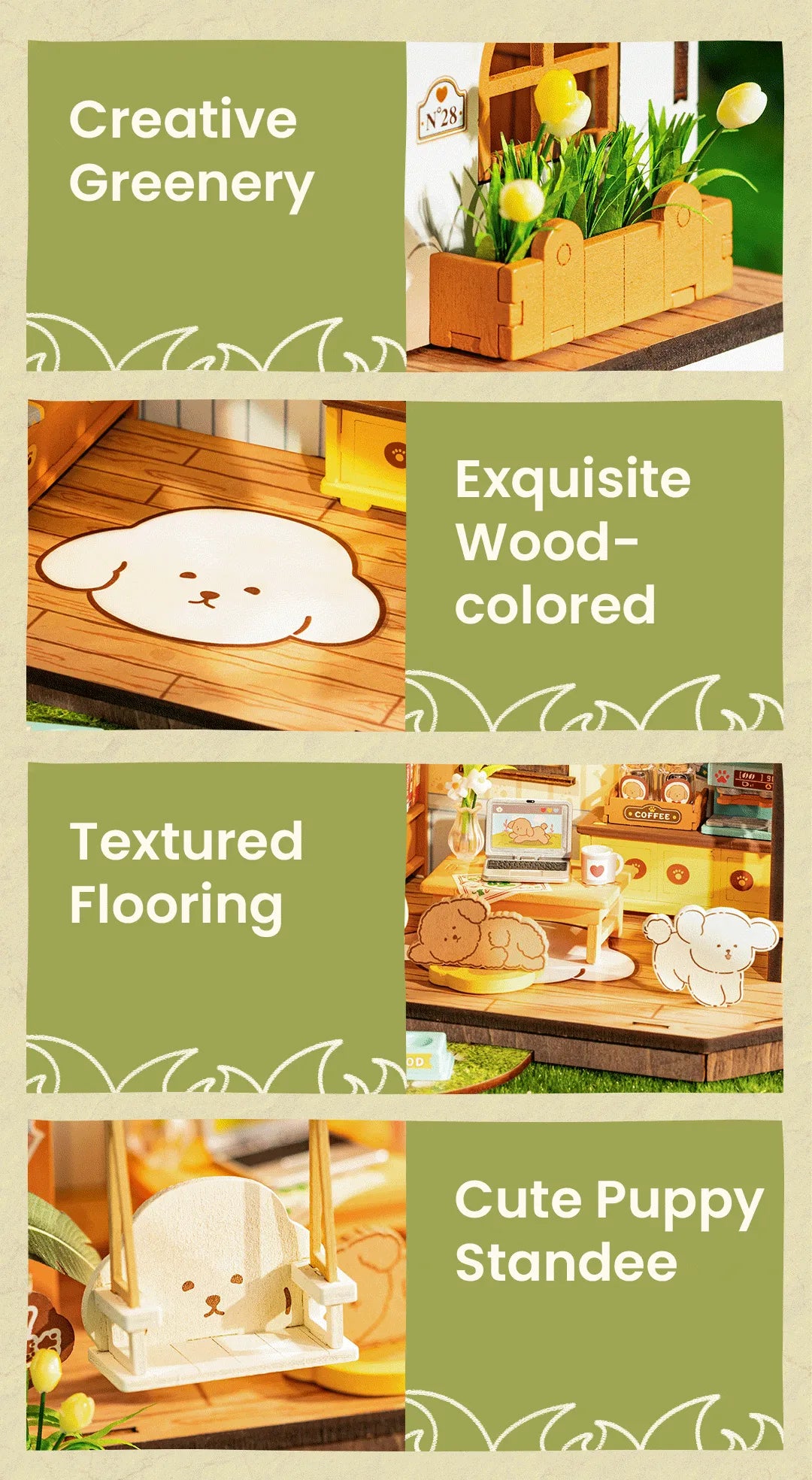 Puppy's Cozy Villa - Rolife DIY Miniature House