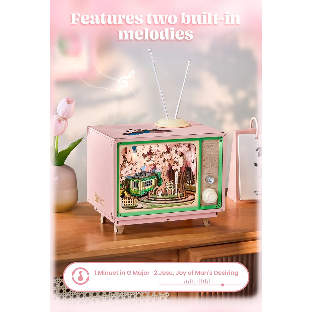 Sakura Dreamy Tour - Rolife Wooden Music Box