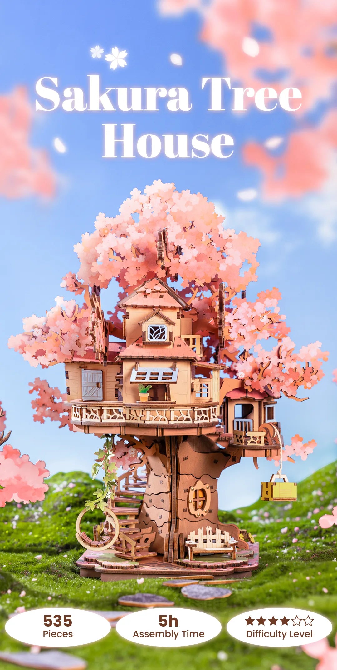 Sakura Tree House - Rolife DIY Miniature House