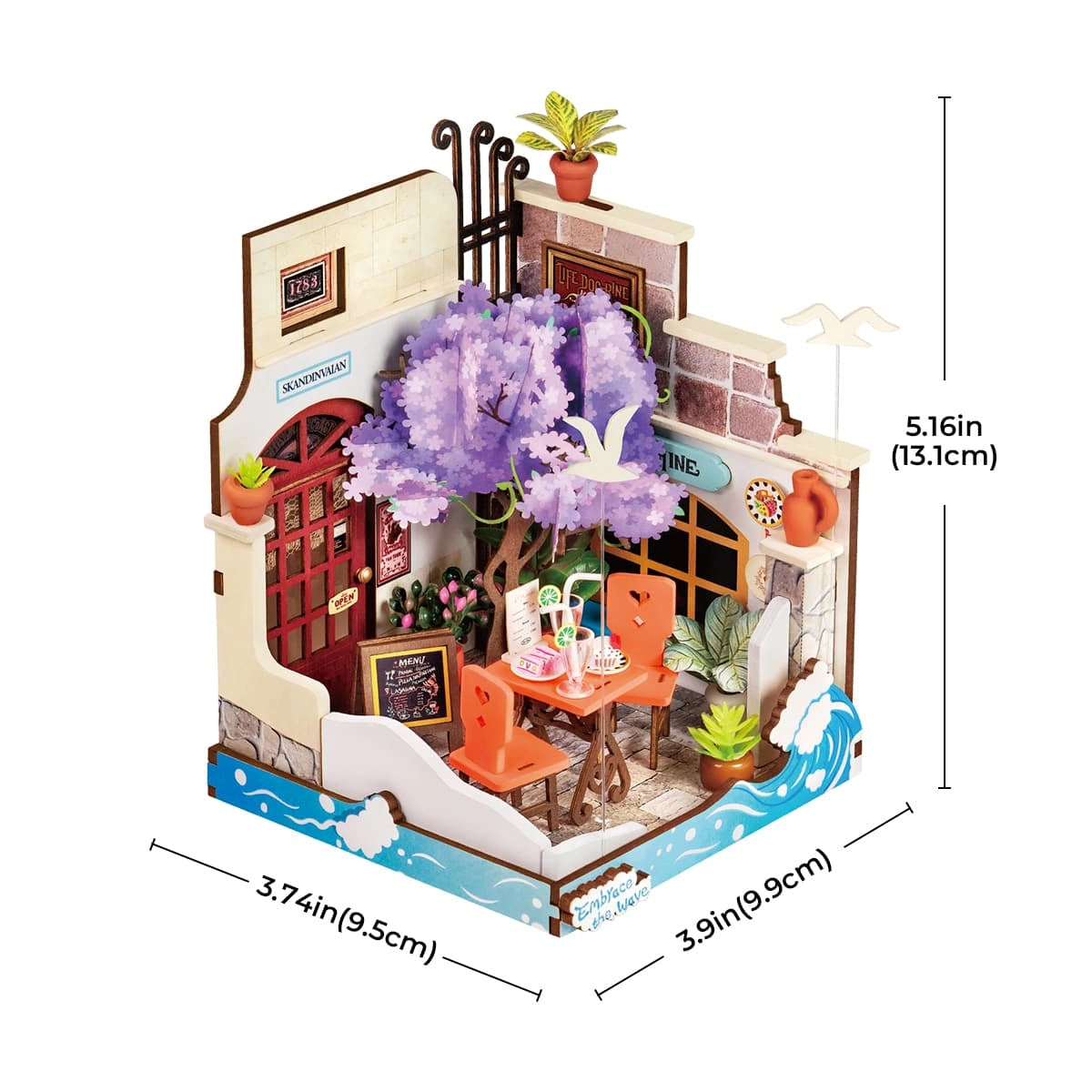 Sea Holiday Restaurant - Rolife DIY Miniature House