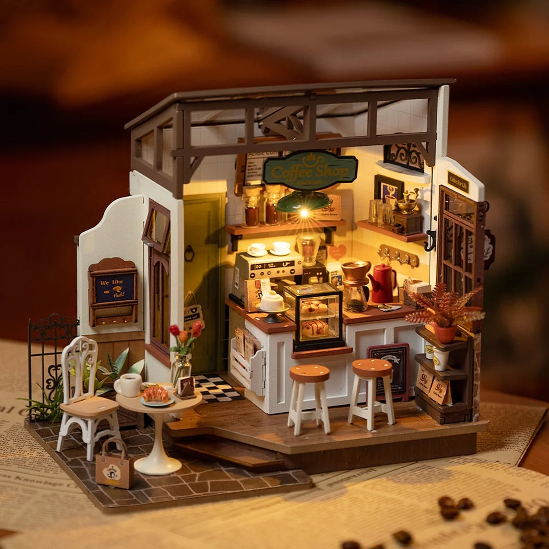 Slow Life Cafe - Rolife DIY Miniature House