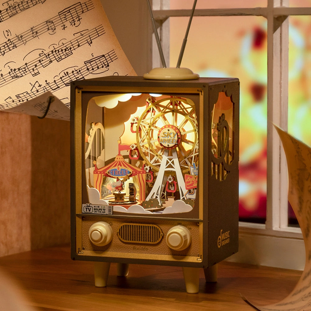Sunset Carnival - Rolife Wooden Music Box
