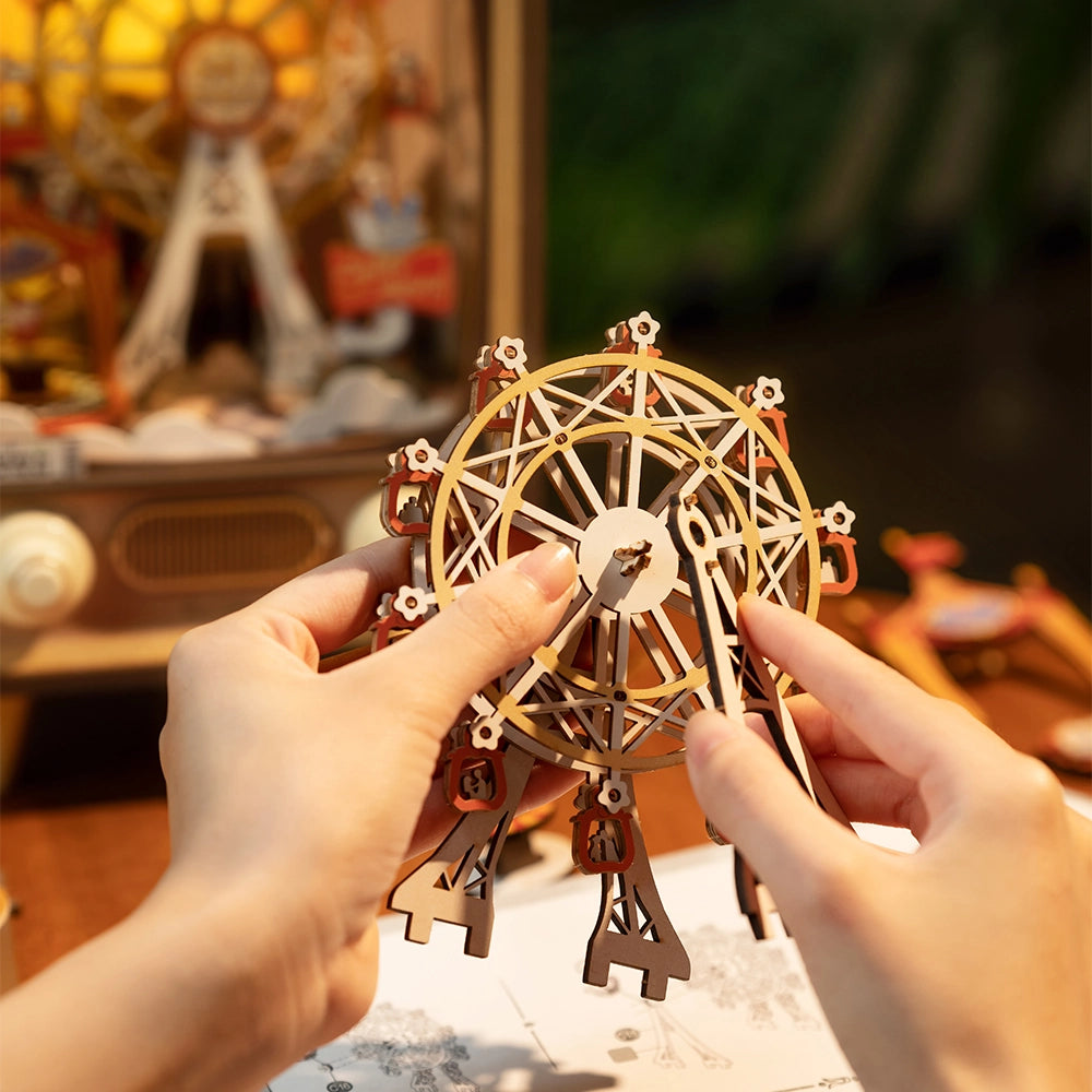 Sunset Carnival - Rolife Wooden Music Box