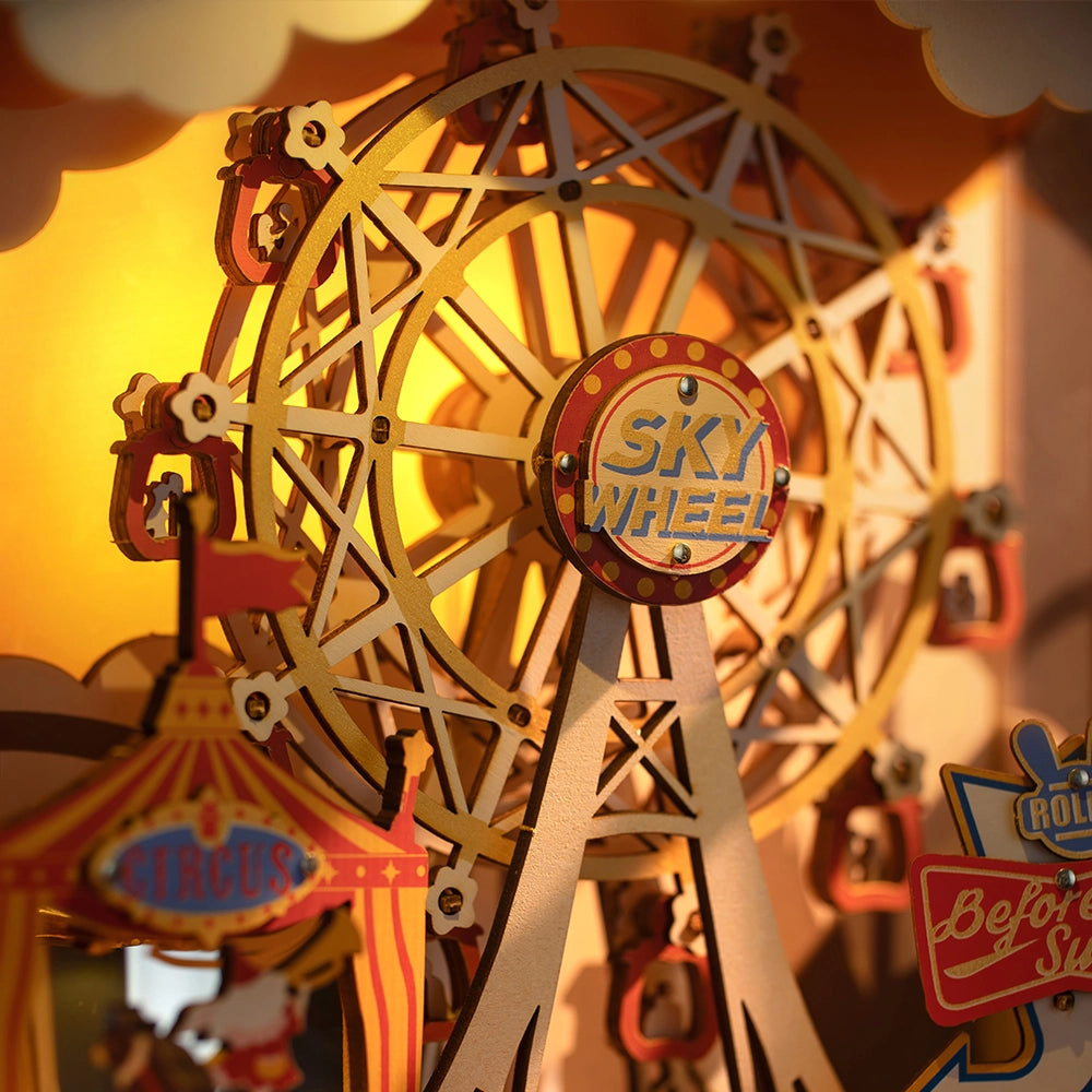 Sunset Carnival - Rolife Wooden Music Box
