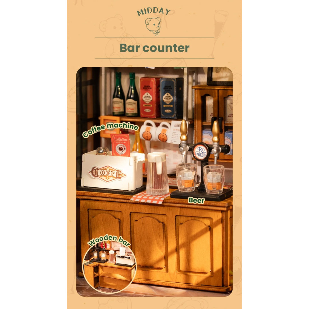 Tipsy Restaurant - Rolife DIY Miniature House