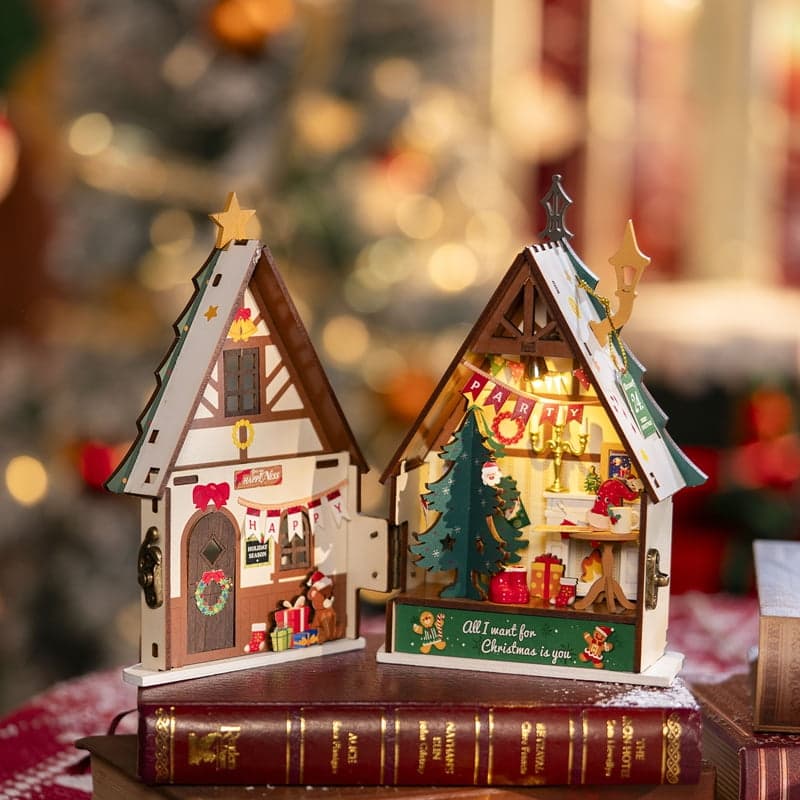 Twinkling Christmas House - Rolife DIY Miniature House