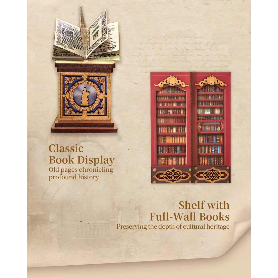 Library Of Wonders - Rolife DIY Book Nook