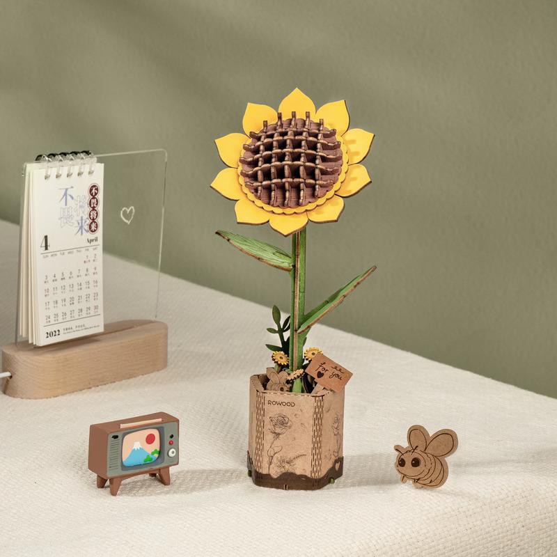 Sunflower - Rowood DIY Wooden Flower