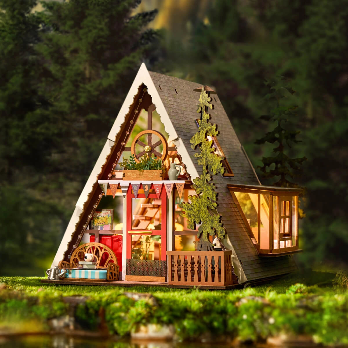 A-Frame Cabin - Rolife DIY Miniature House