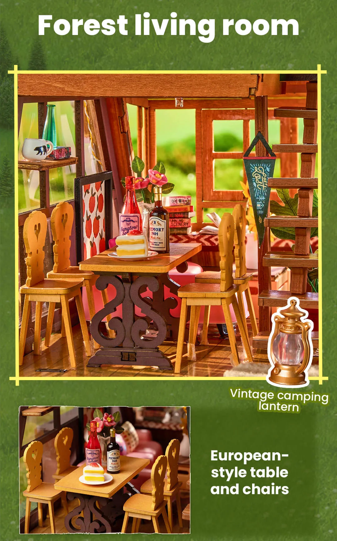 A-Frame Cabin - Rolife DIY Miniature House