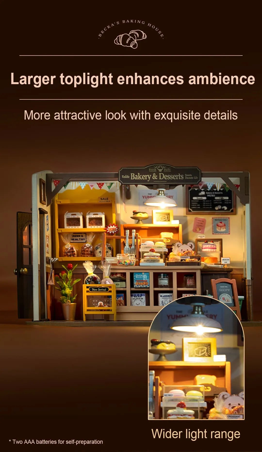 Becka's Baking House - Rolife DIY Miniature House