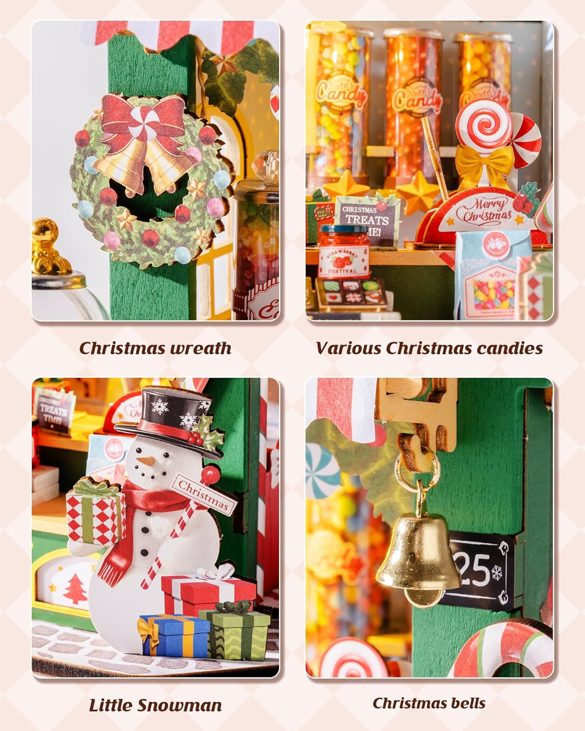 Christmas Candy Stand - Rolife DIY Miniature House