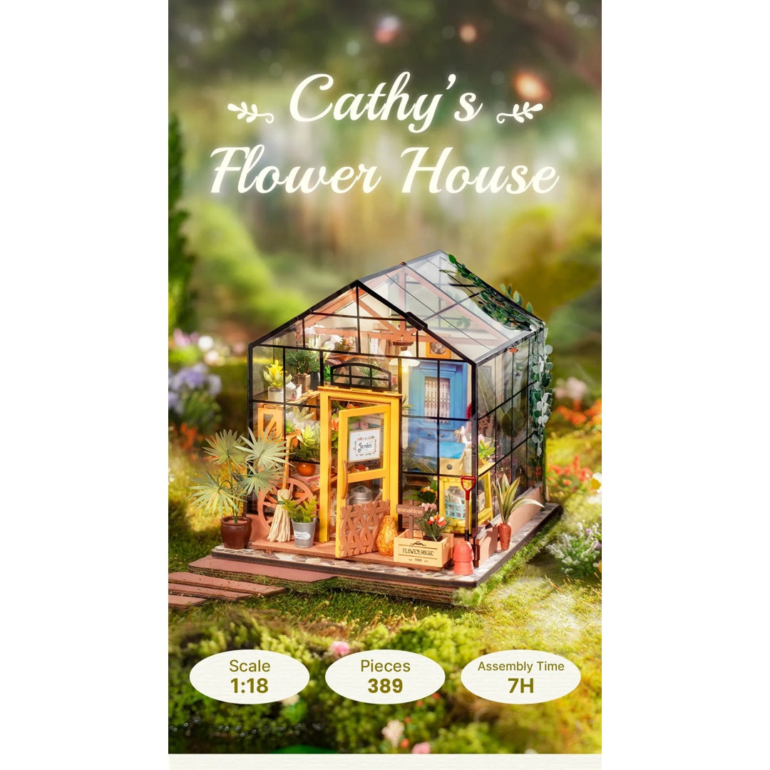 Cathy's Flower House- Rolife DIY Miniature House