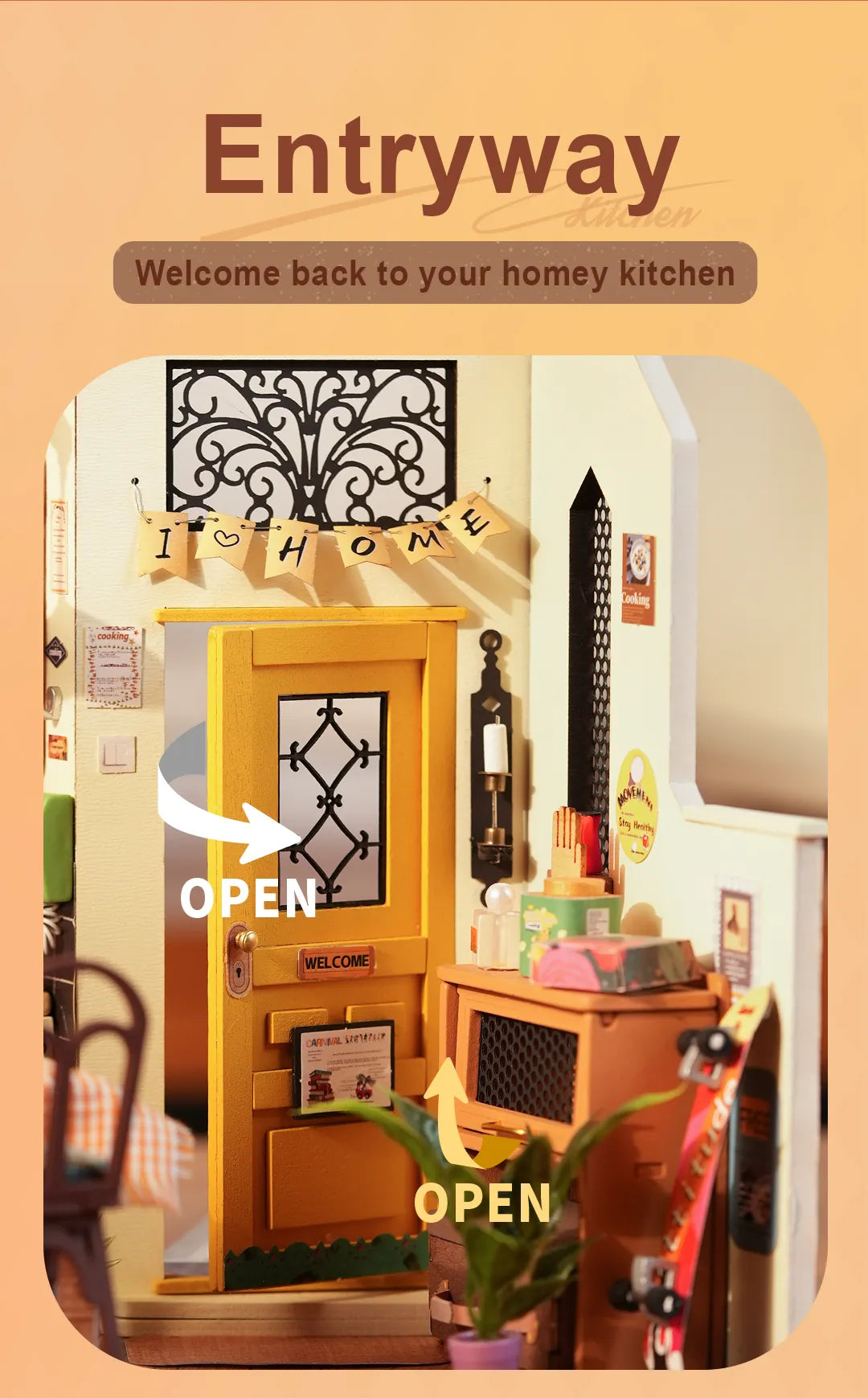 Cozy Kitchen - Rolife DIY Miniature House