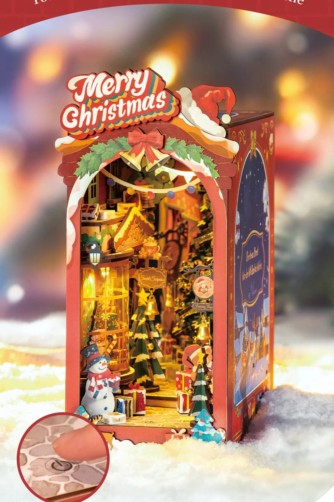 Christmas street - Rolife DIY Book Nook