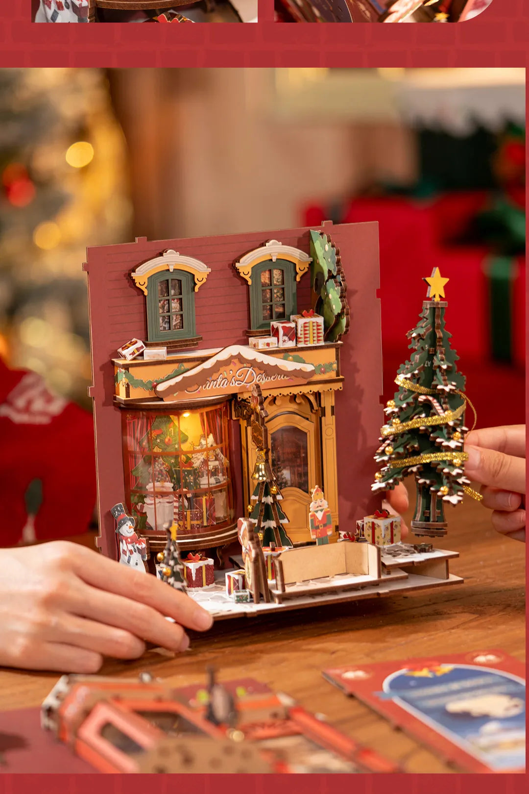 Christmas street - Rolife DIY Book Nook