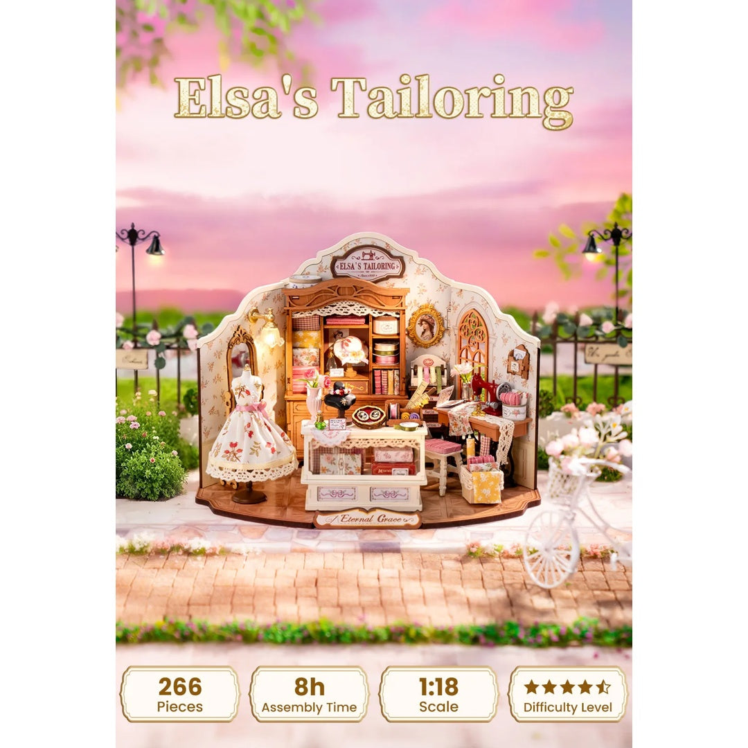 Elsa's Tailoring - Rolife DIY Miniature House