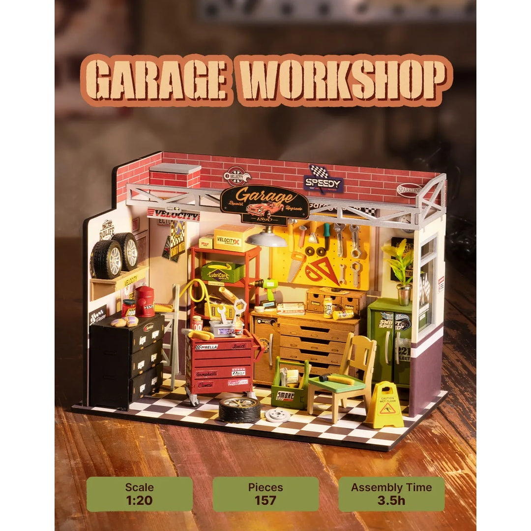 Garage Workshop - Rolife DIY Miniature House