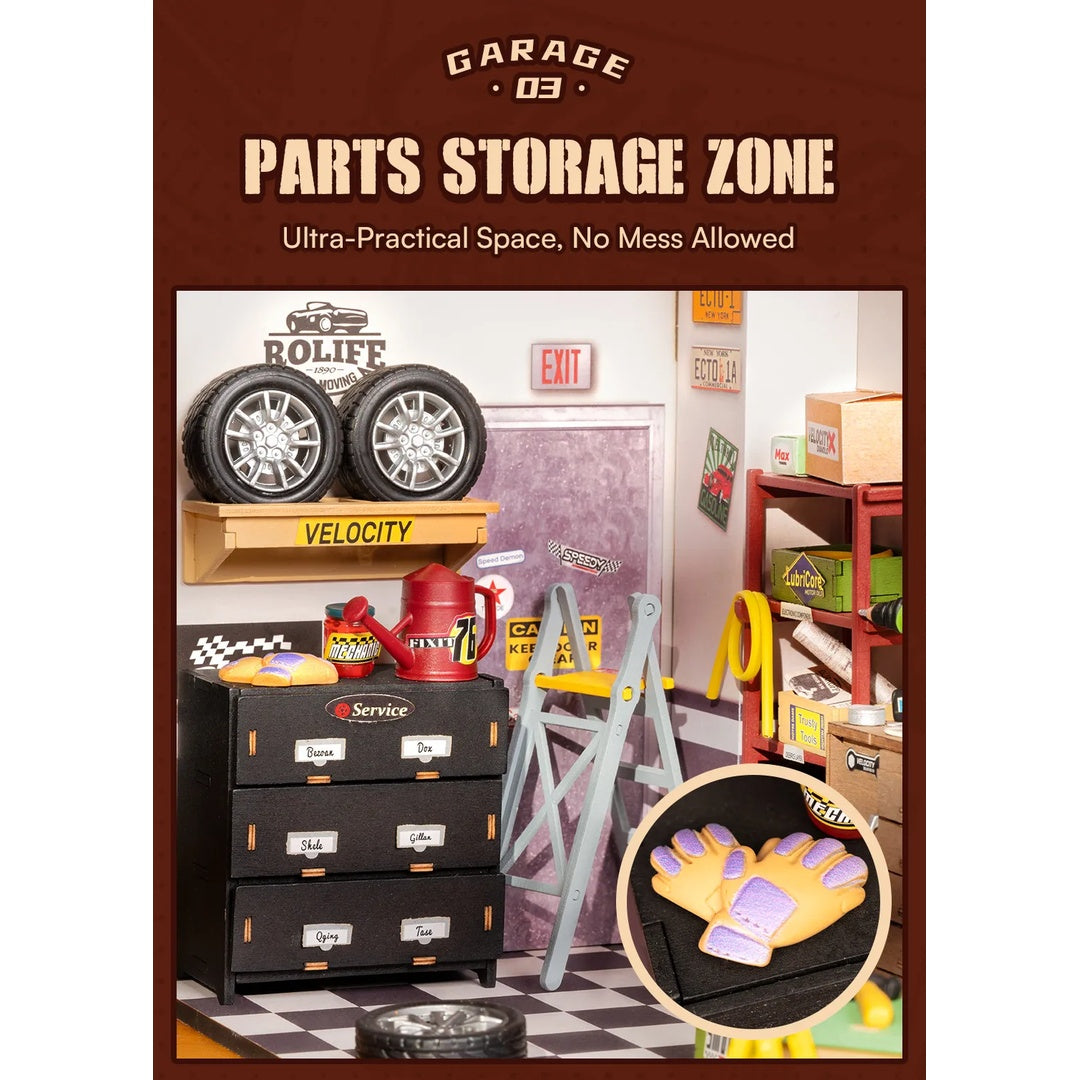 Garage Workshop - Rolife DIY Miniature House