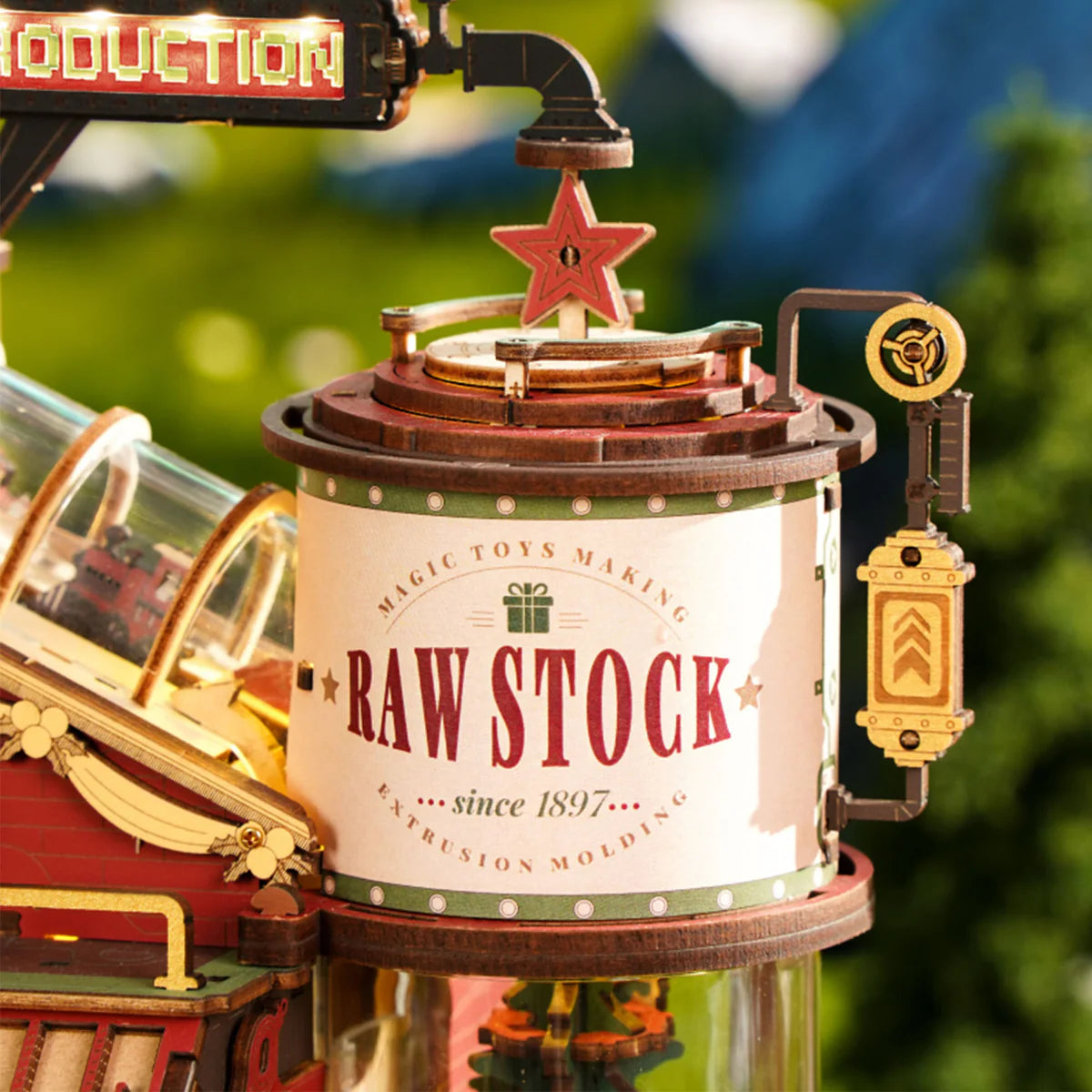 Christmas Dream Gift Factory - ROKR Wooden Music Box