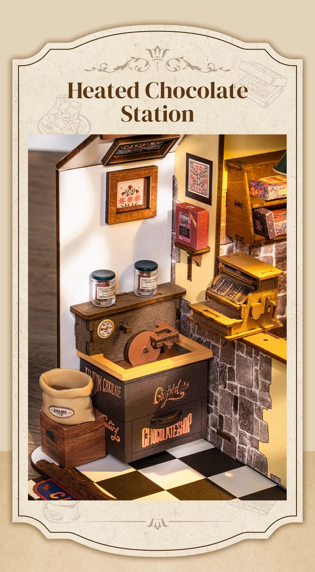 Henry's Chocolate - Rolife DIY Miniature House