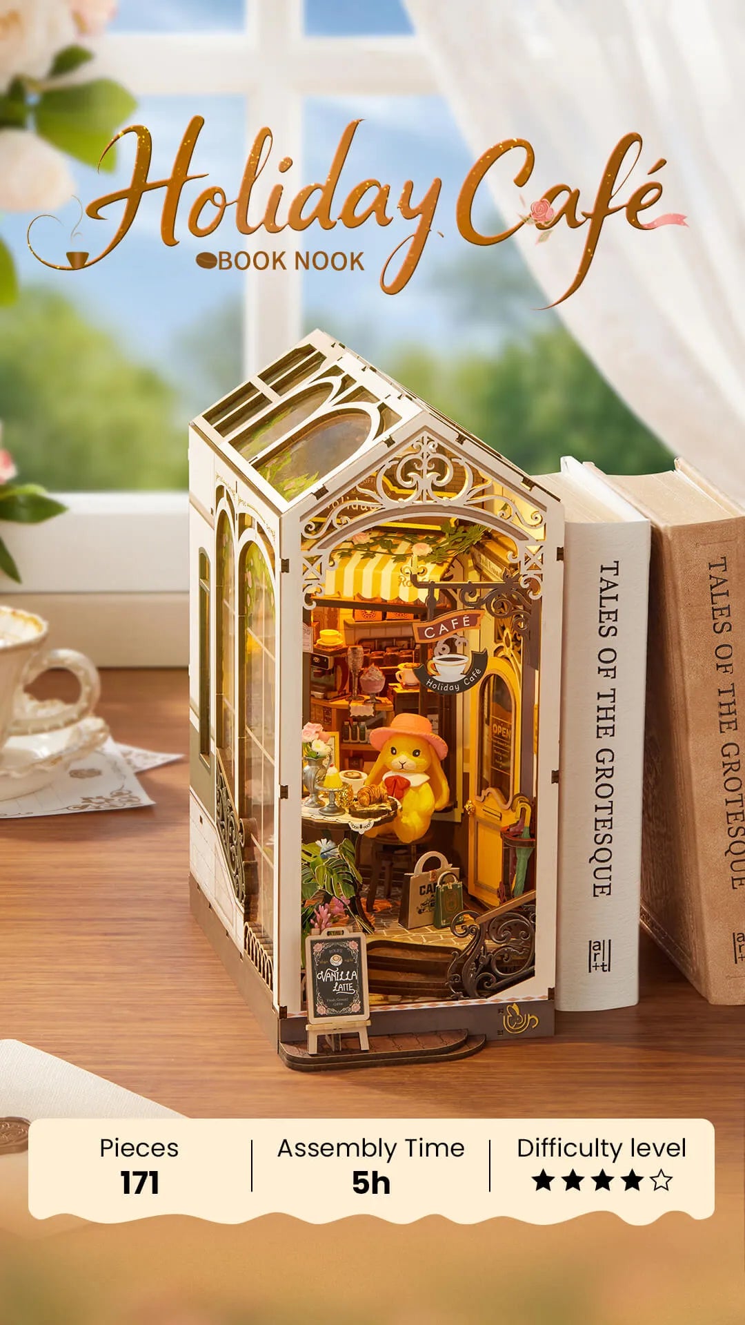 Holiday Cafe - Rolife DIY Book Nook