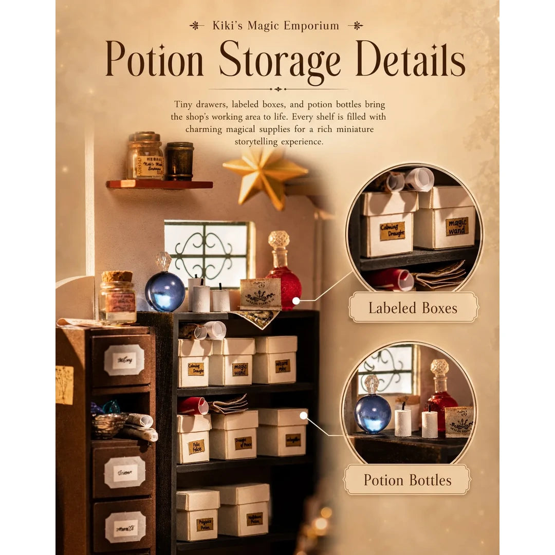 Kiki's Magic Emporium - Rolife DIY Miniature House